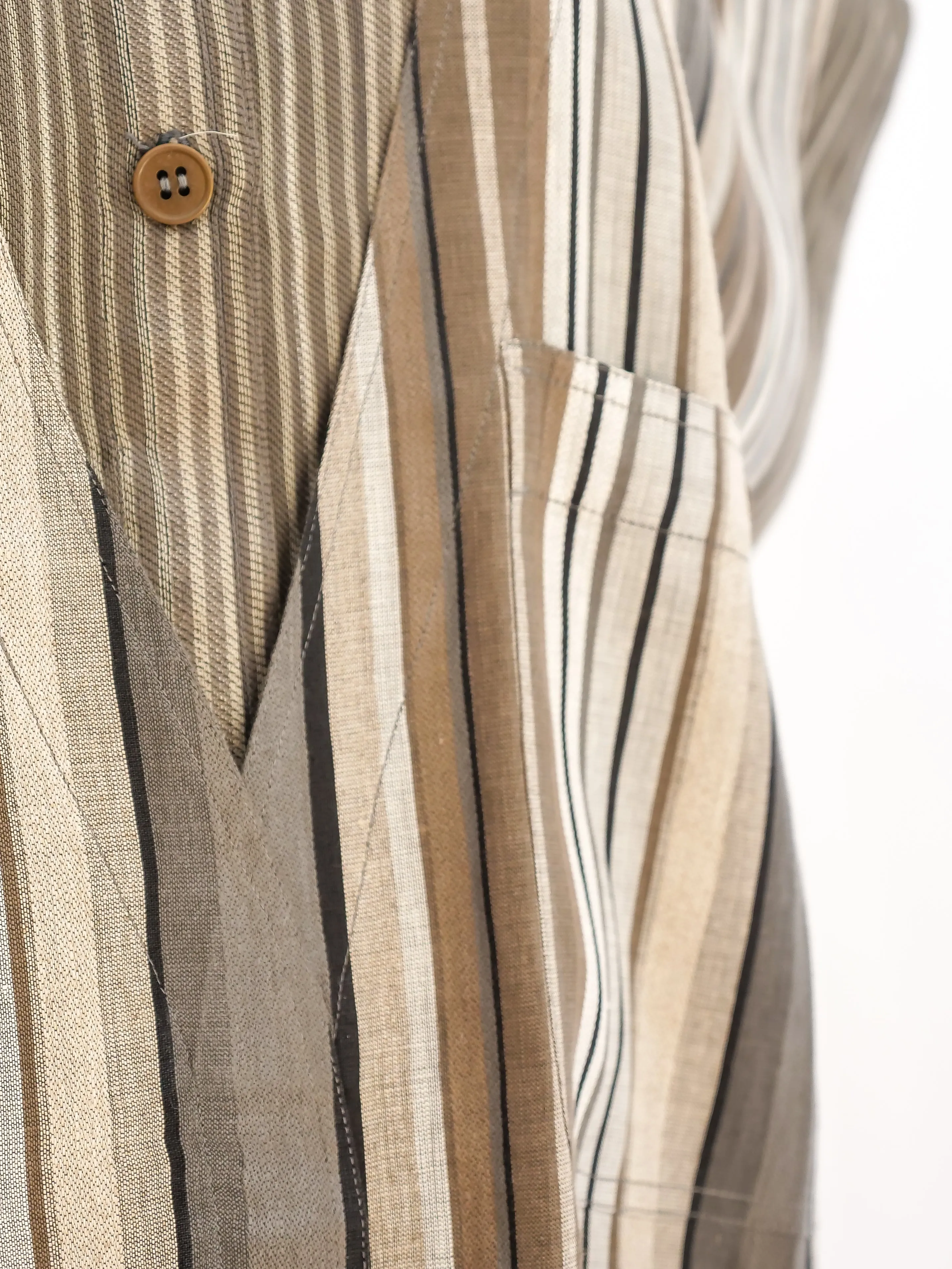 1980's Gucci Striped Midi Dress