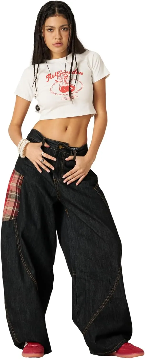 Aelfric Eden Super Baggy Barrel Jeans Wide Leg Denim Trouser Straight Leg Jeans Unisex Vintage Pants