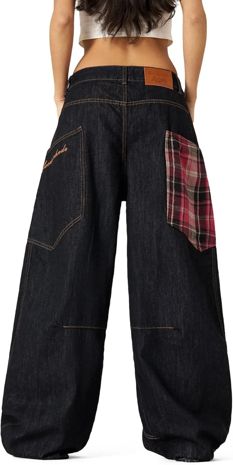 Aelfric Eden Super Baggy Barrel Jeans Wide Leg Denim Trouser Straight Leg Jeans Unisex Vintage Pants