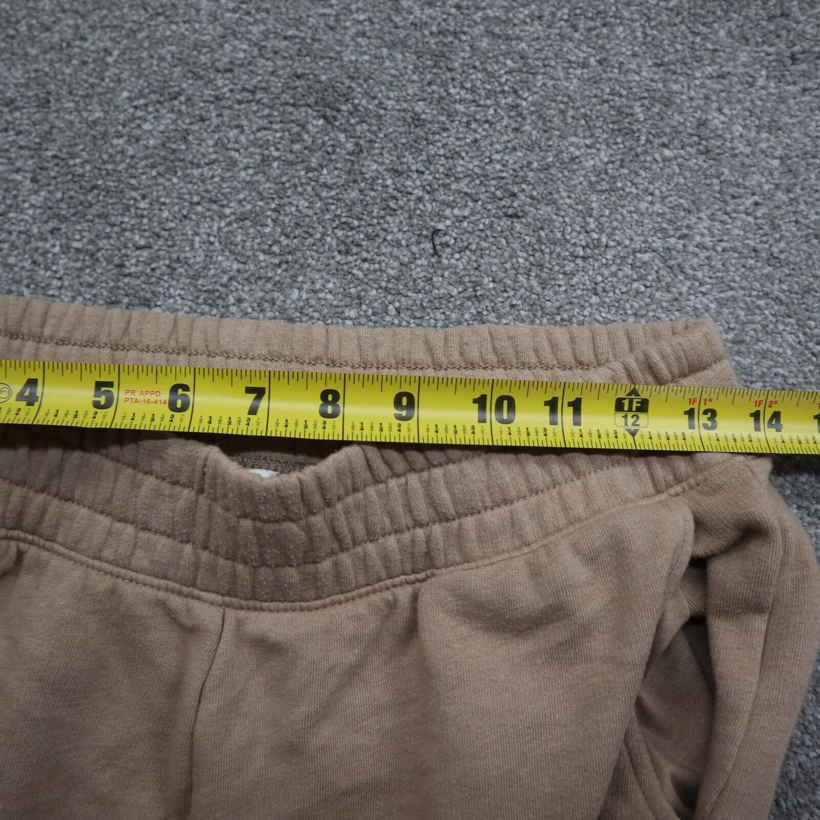 American Eagle Womens Casual Track Pants Elastic Waist Mid Rise Khaki Size ?