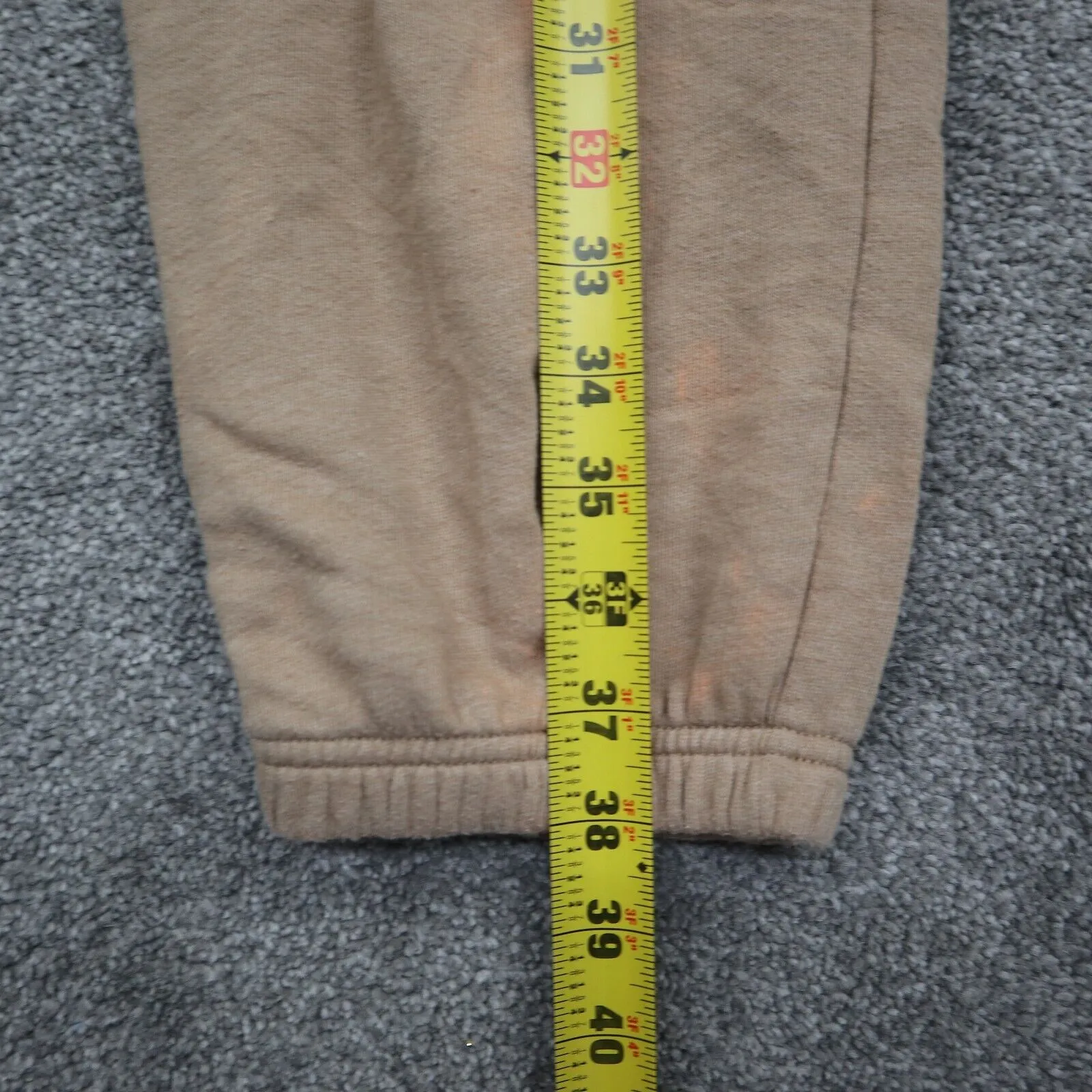 American Eagle Womens Casual Track Pants Elastic Waist Mid Rise Khaki Size ?