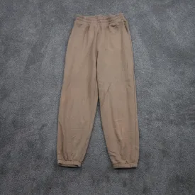 American Eagle Womens Casual Track Pants Elastic Waist Mid Rise Khaki Size ?