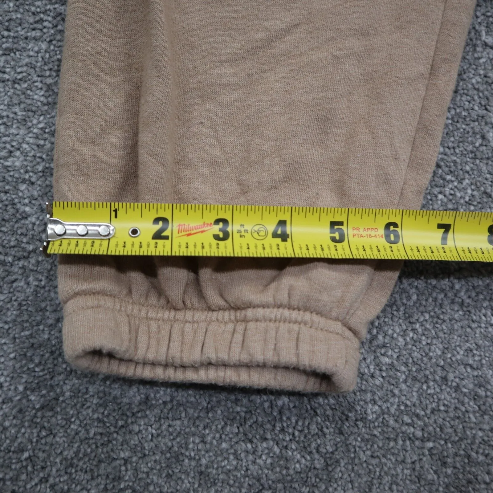 American Eagle Womens Casual Track Pants Elastic Waist Mid Rise Khaki Size ?