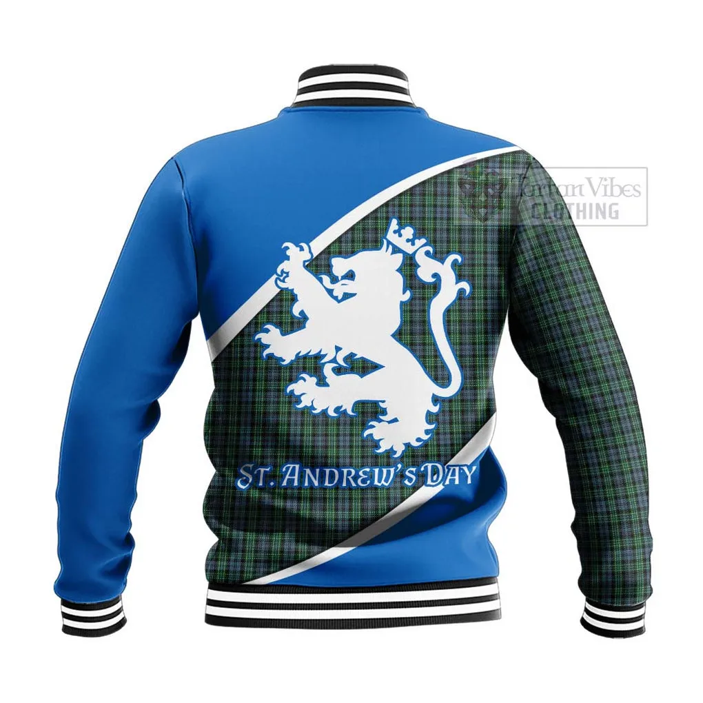 Arbuthnot Family Crest Tartan Baseball Jacket Celebrate Saint Andrew's Day in Style