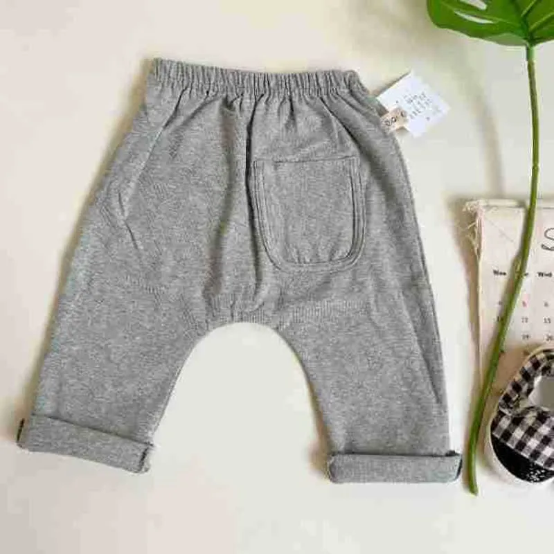 Baby Solid Color Striped Pants Star T-shirt