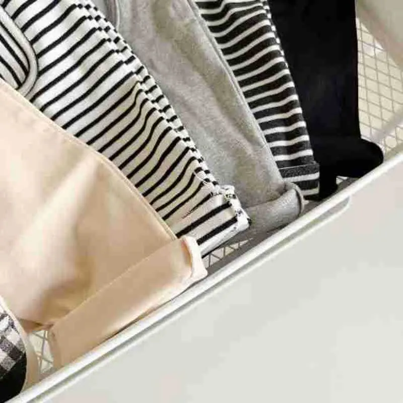 Baby Solid Color Striped Pants Star T-shirt