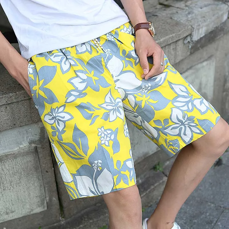 Big Size Men 5XL 6XL Men Shorts Loose Summer Casual Shorts Men Floral