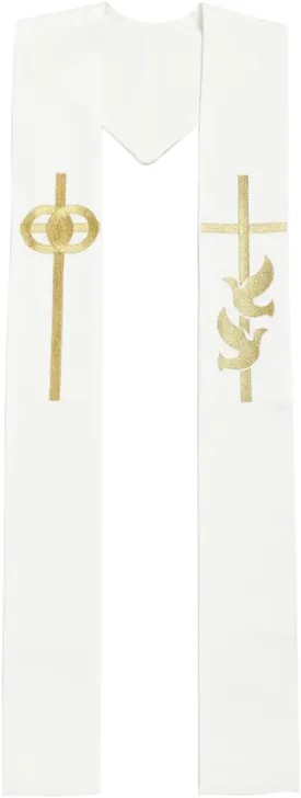 BLESSUME Pastor Wedding Embroidery Stole