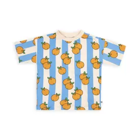 Carlinq Orange Short Sleeve Sweater