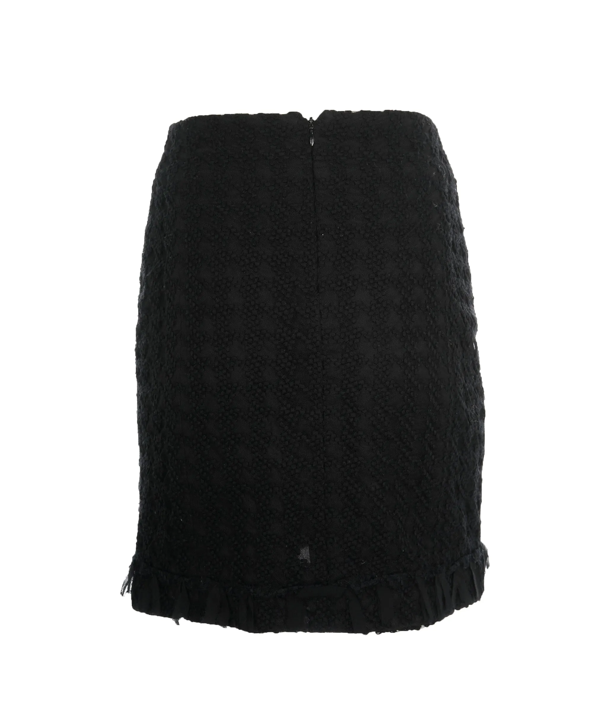 Chanel black lace skirt  AVL1447