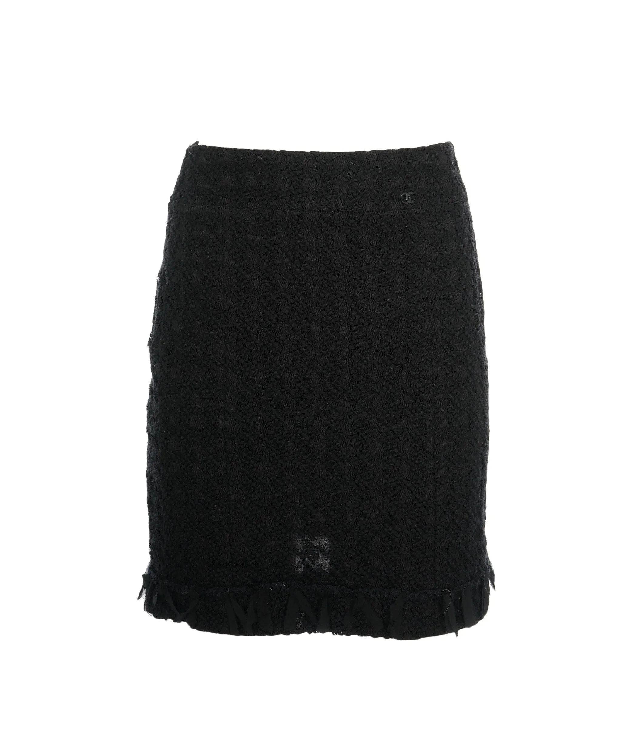 Chanel black lace skirt  AVL1447