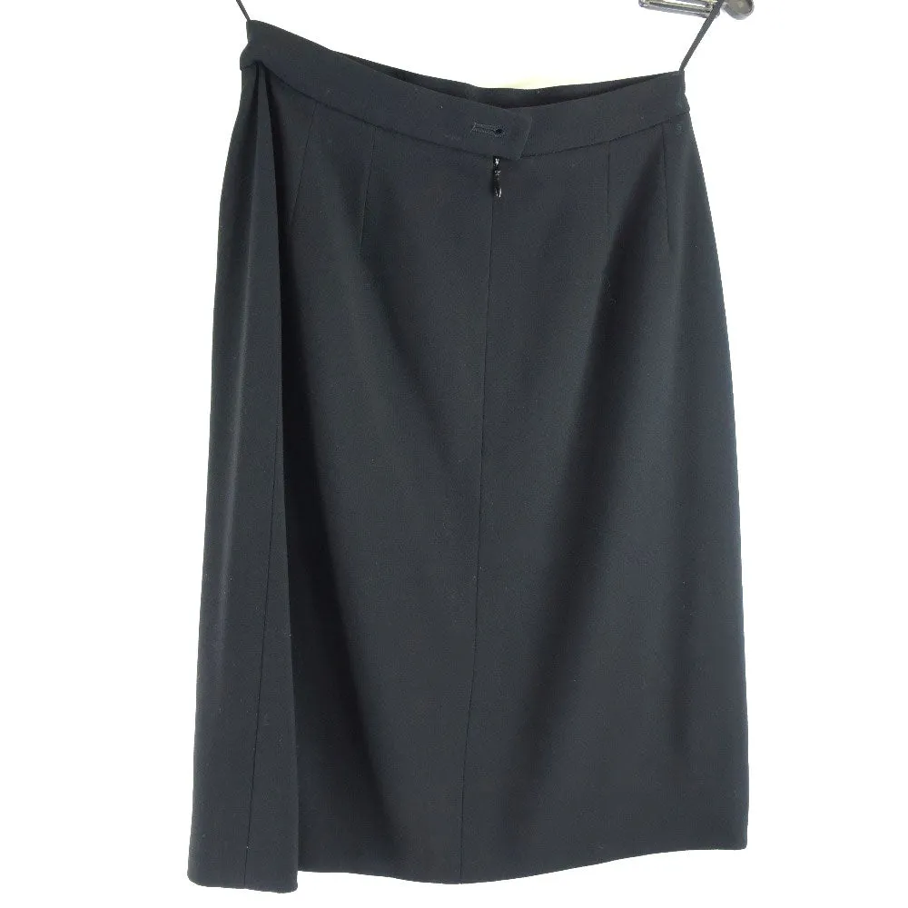 CHANEL skirt P11160V06456 Wool, Silk black 94305 Women 38 Used