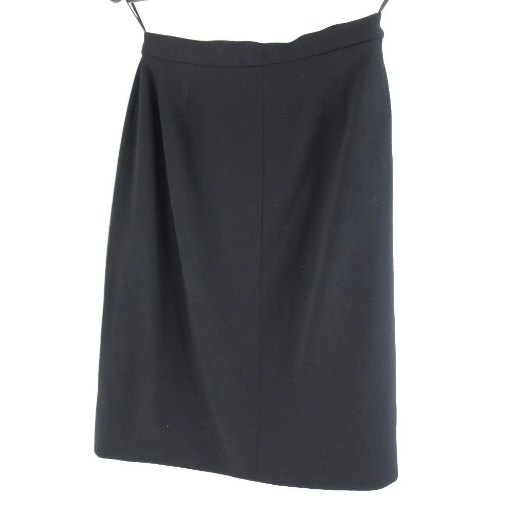 CHANEL skirt P11160V06456 Wool, Silk black 94305 Women 38 Used