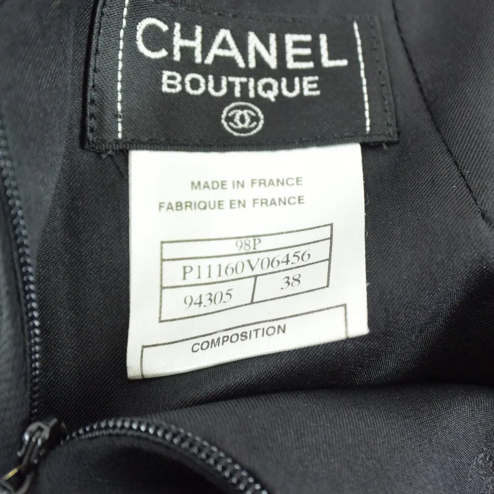 CHANEL skirt P11160V06456 Wool, Silk black 94305 Women 38 Used