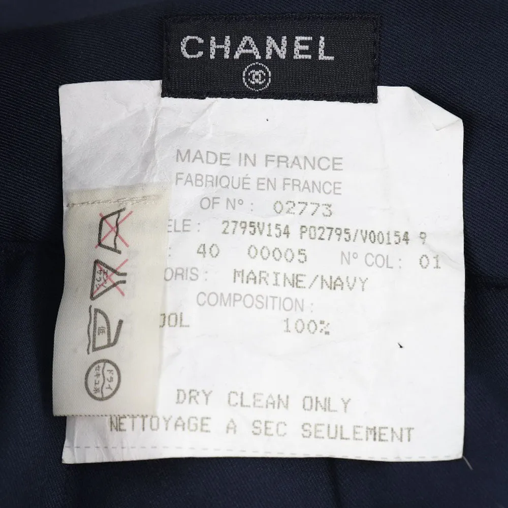 Chanel Wool Pleated Skirt 2795V154