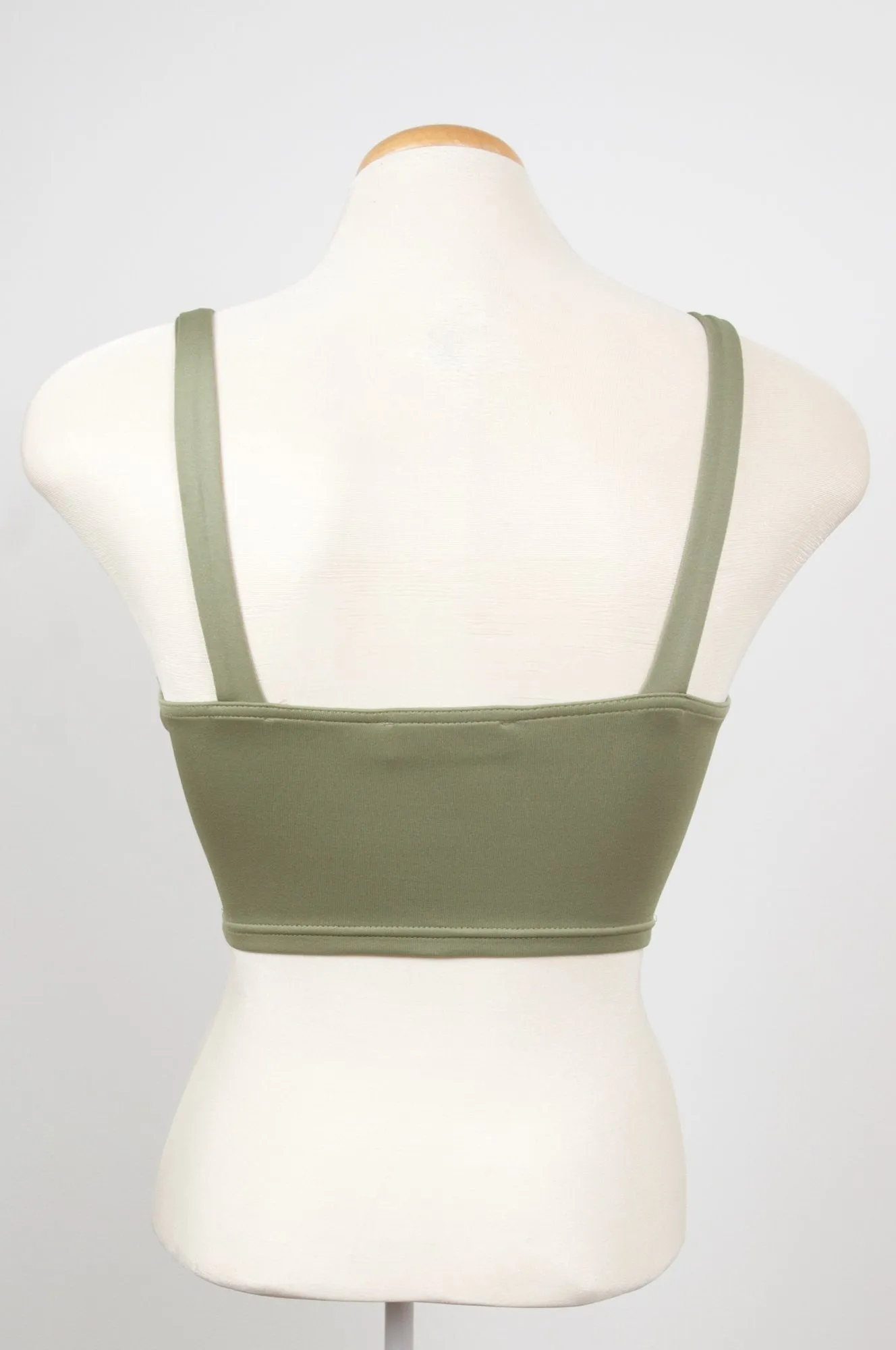 Crop tank top with side slits
