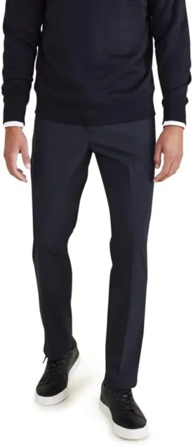 DOCKERS Mens Signature Go Slim Fit Khaki Smart 360 Tech Pants