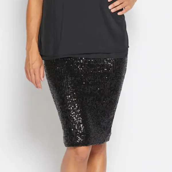 Elila Patricia Full Sequin Skirt