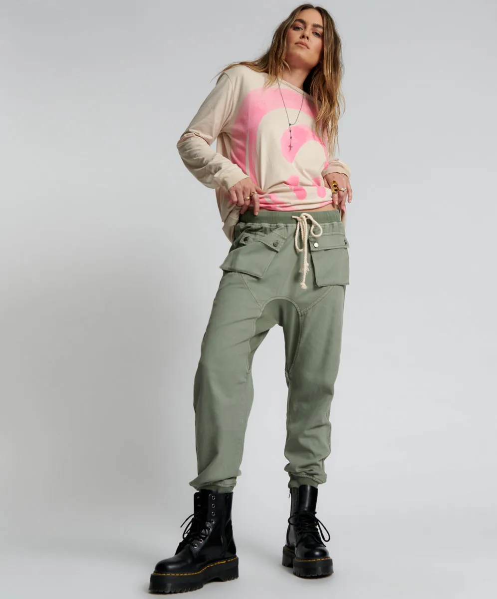 FADED KHAKI CADET PANTS