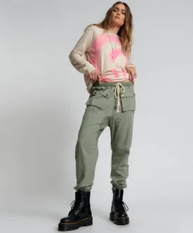 FADED KHAKI CADET PANTS