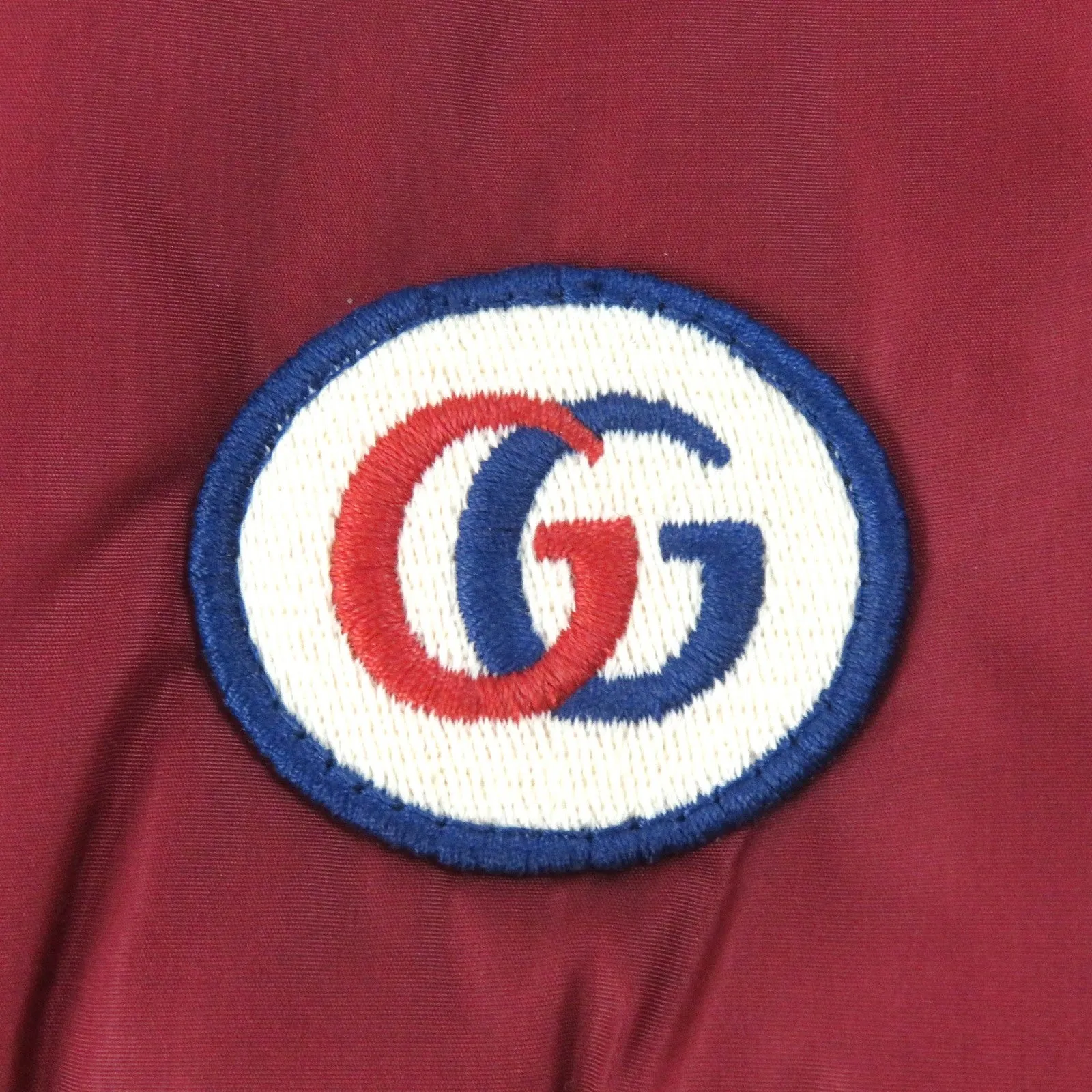 GUCCI 663279 Main: 100% nylon, Filling: 100% polyester, Part: 100% polyester, Lining: 100% nylon Bordeaux Beige type PARACHUTE NYLON PADDED GG Women 38 Used