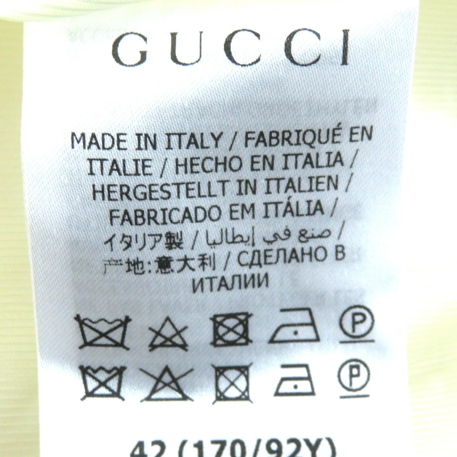 GUCCI coat 643296 wool Ivory 42