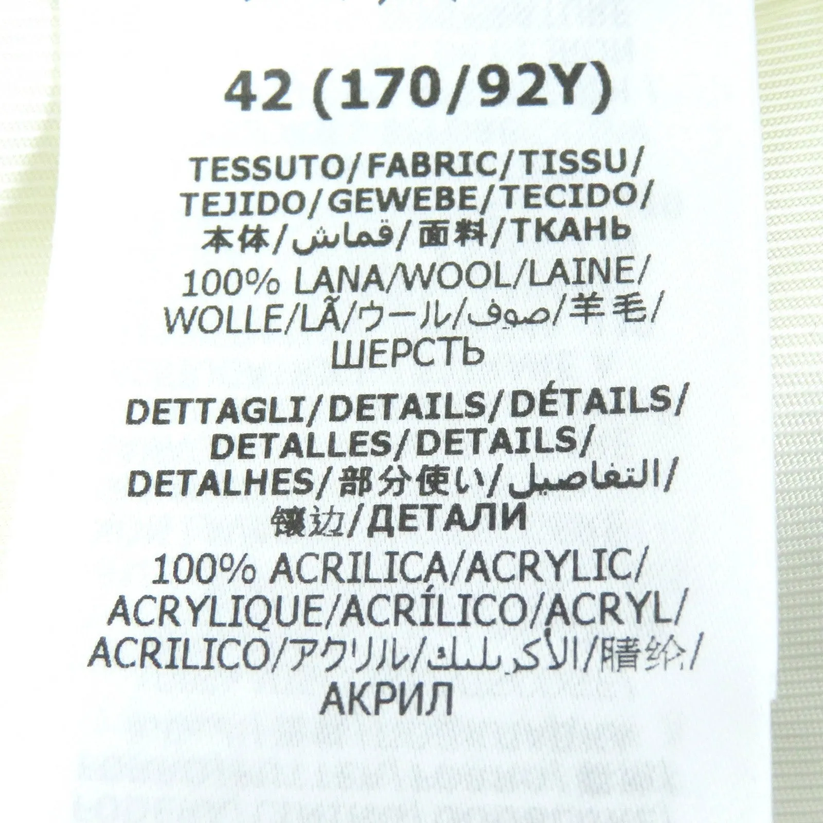 GUCCI coat 643296 wool Ivory 42