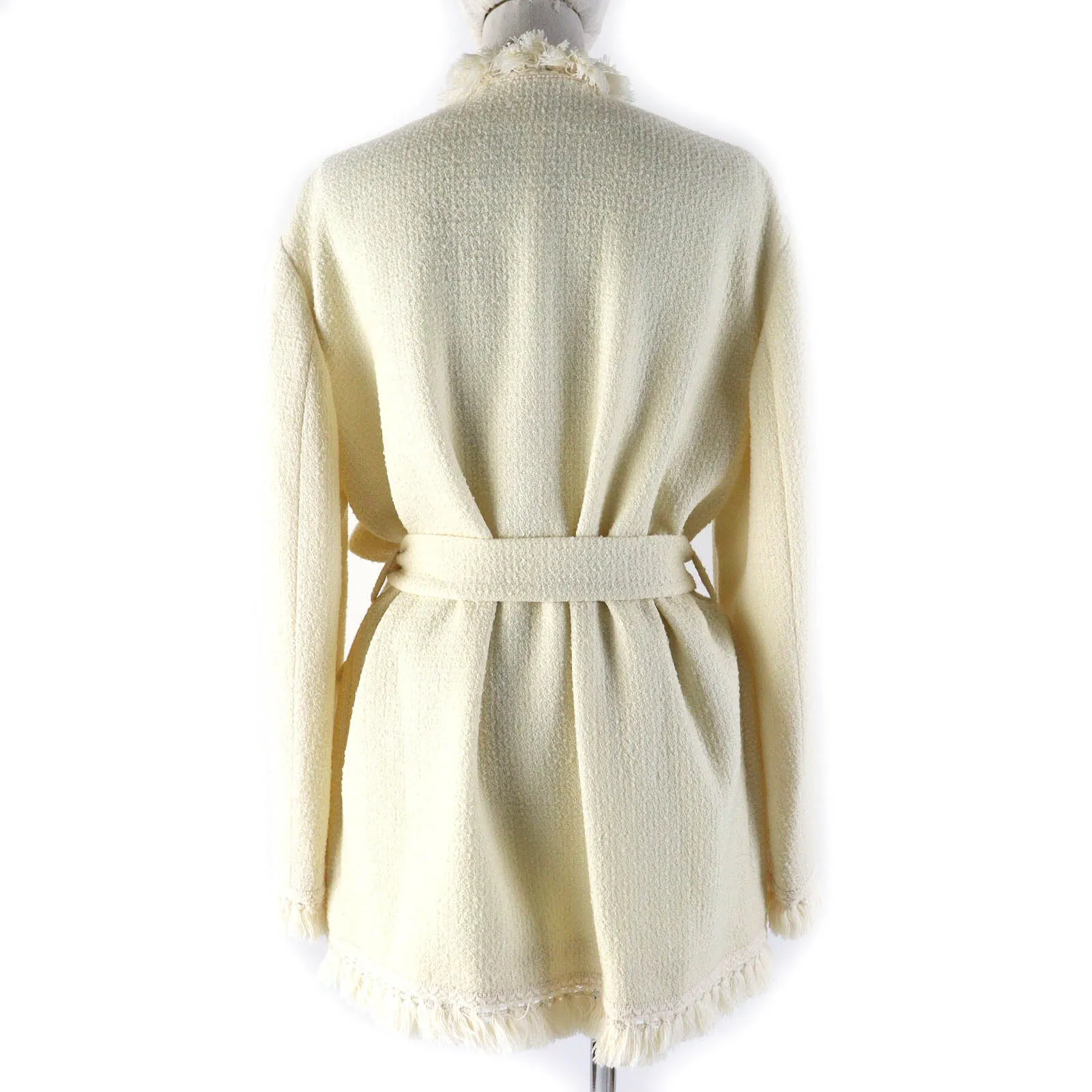 GUCCI coat 643296 wool Ivory 42