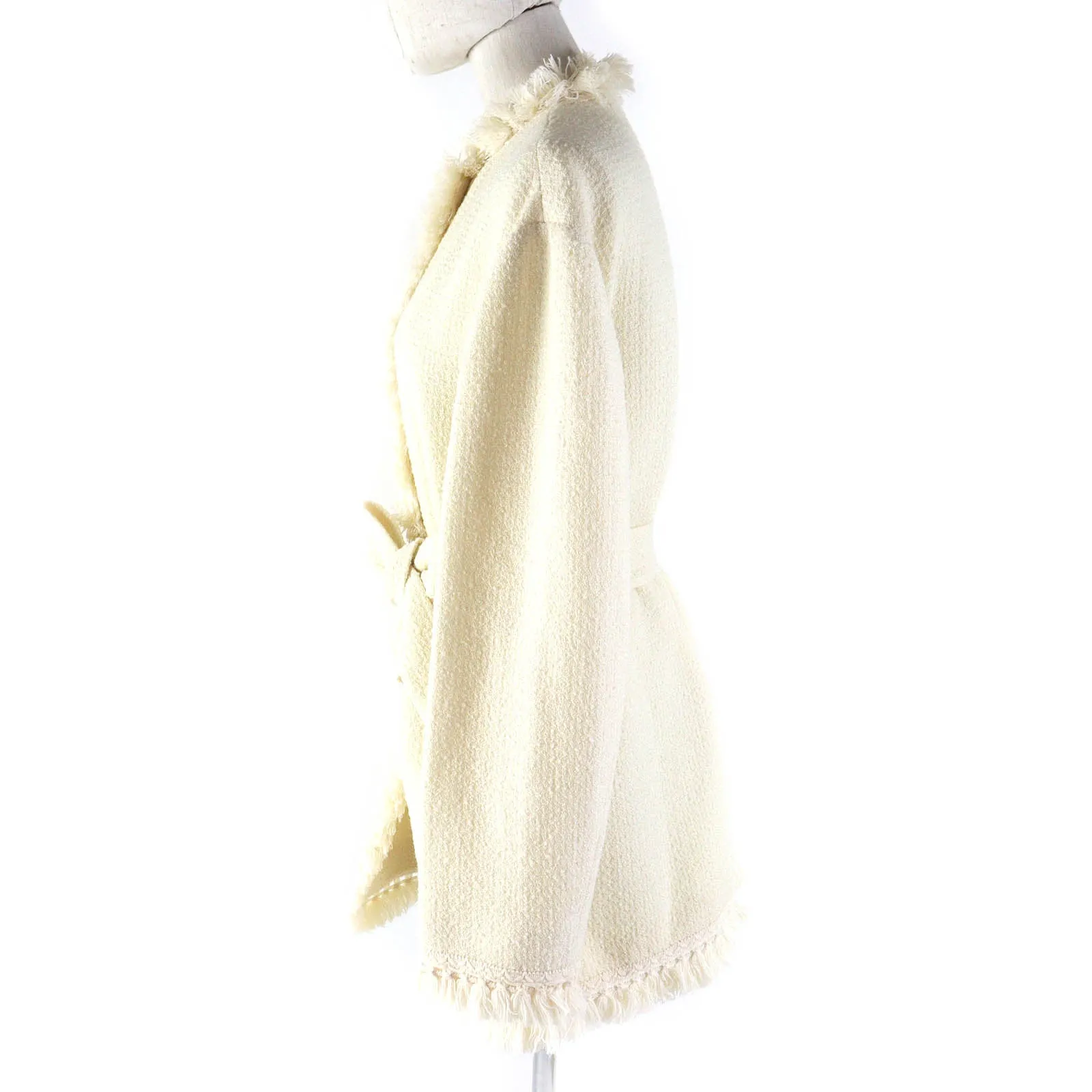 GUCCI coat 643296 wool Ivory 42