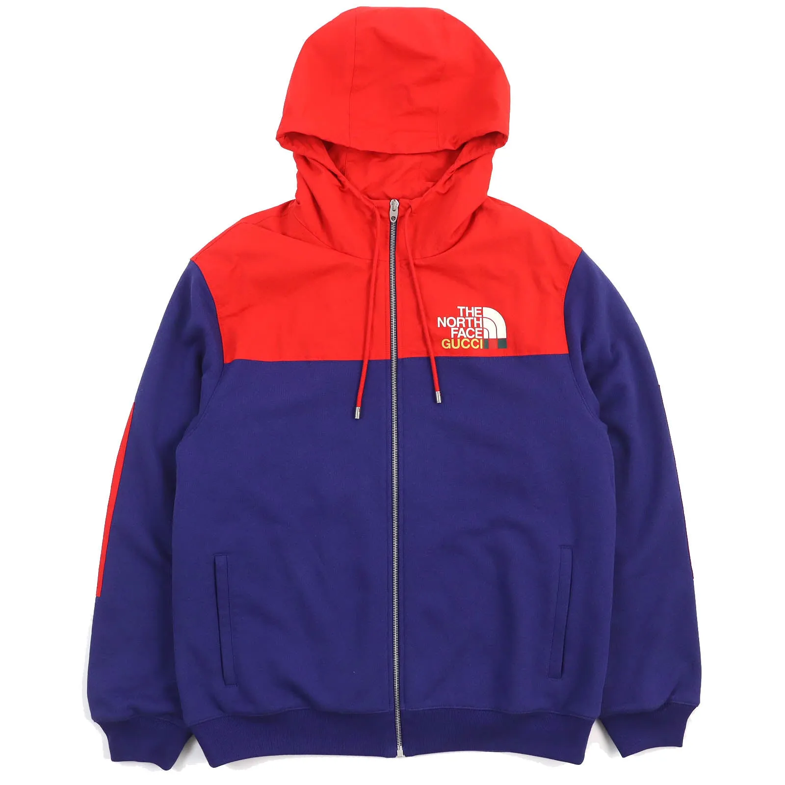 GUCCI Hoodie 671462 cotton Blue red M