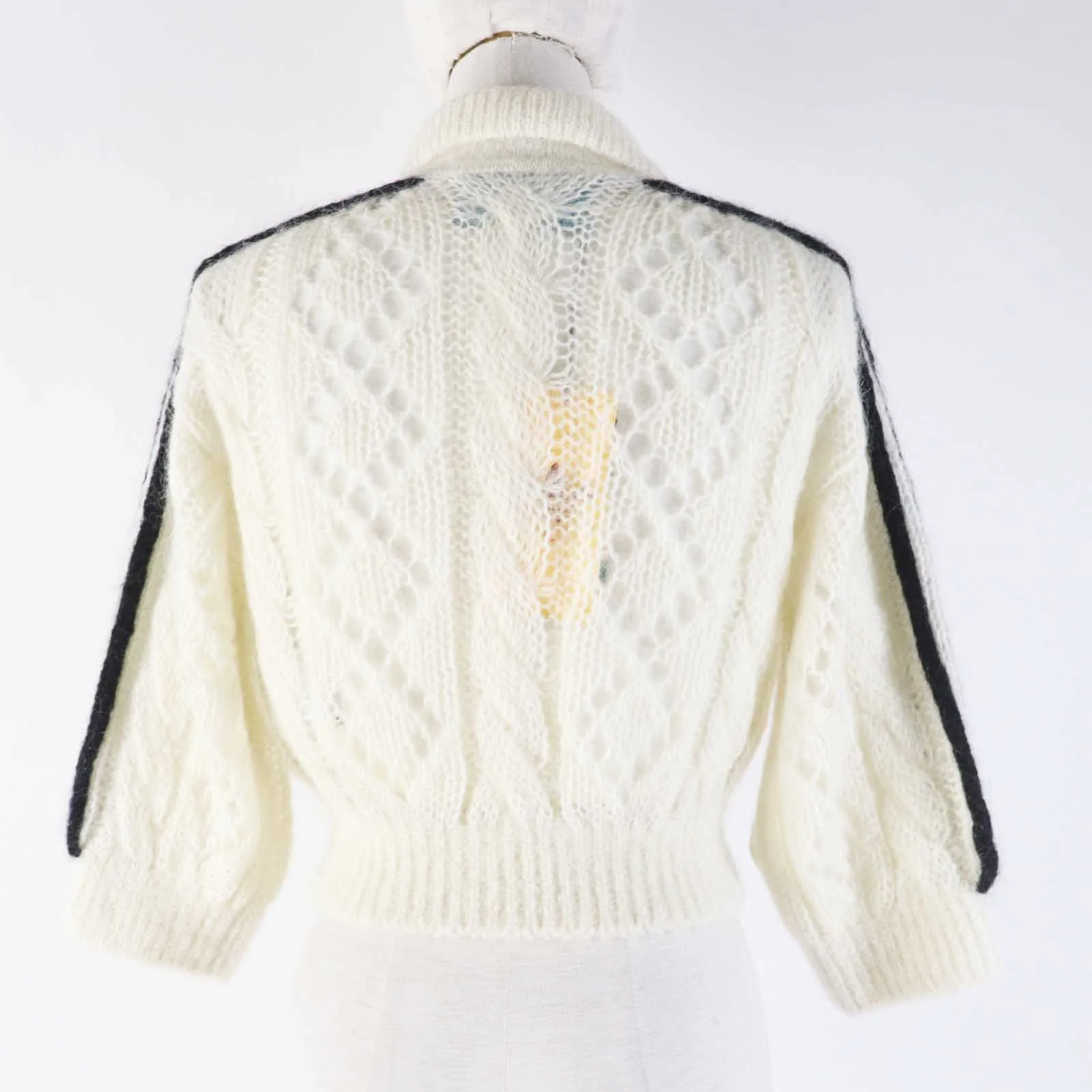 GUCCI knit 713023 mohair white XS