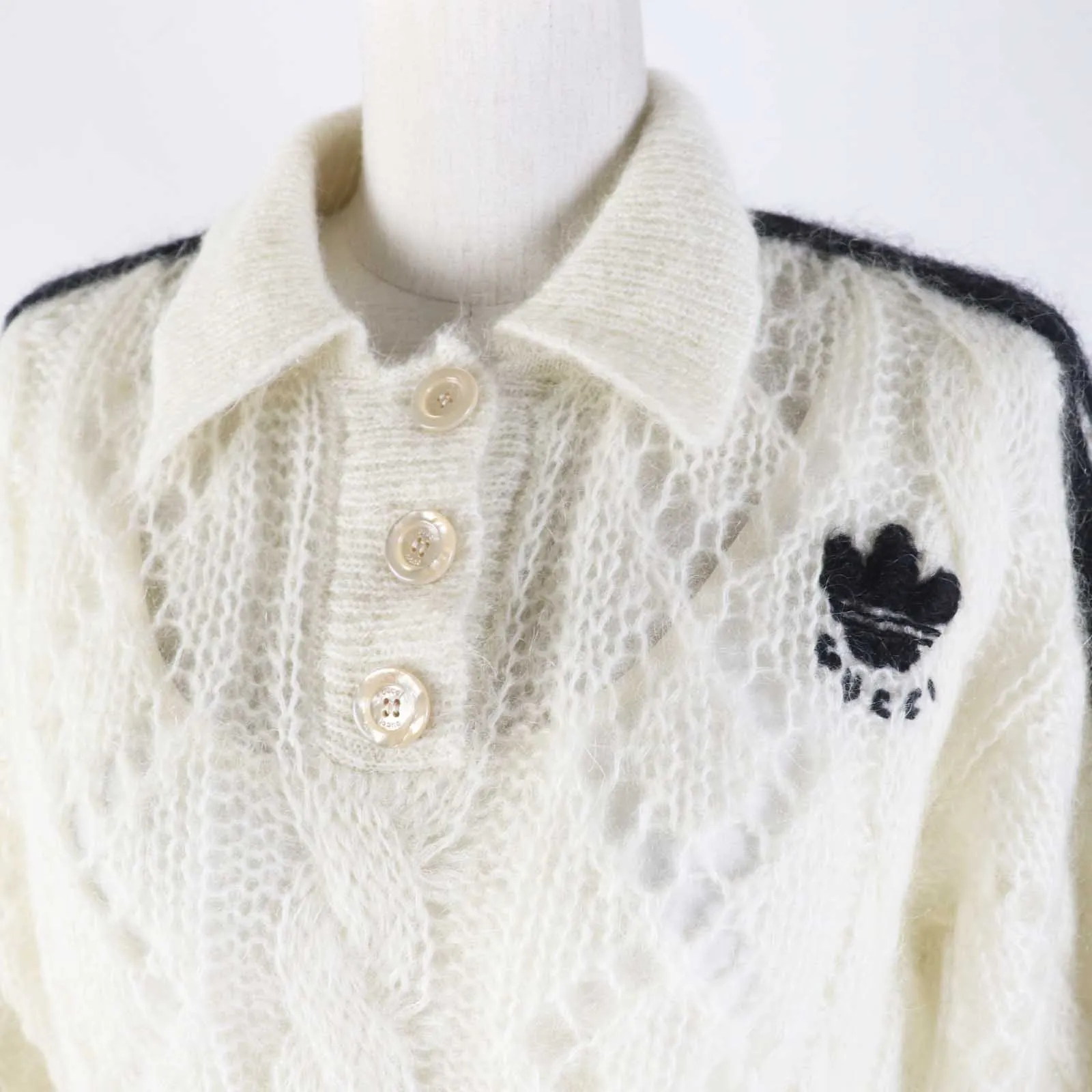 GUCCI knit 713023 mohair white XS