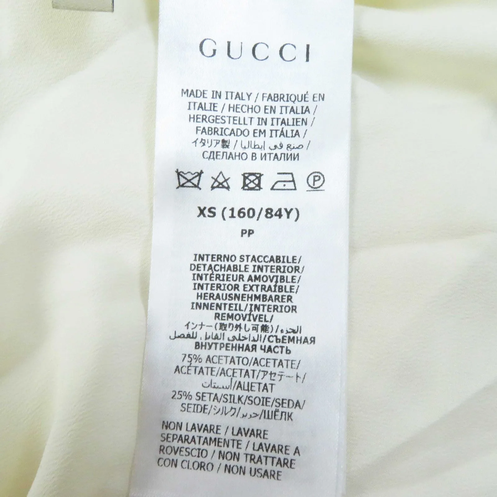 GUCCI knit 713023 mohair white XS