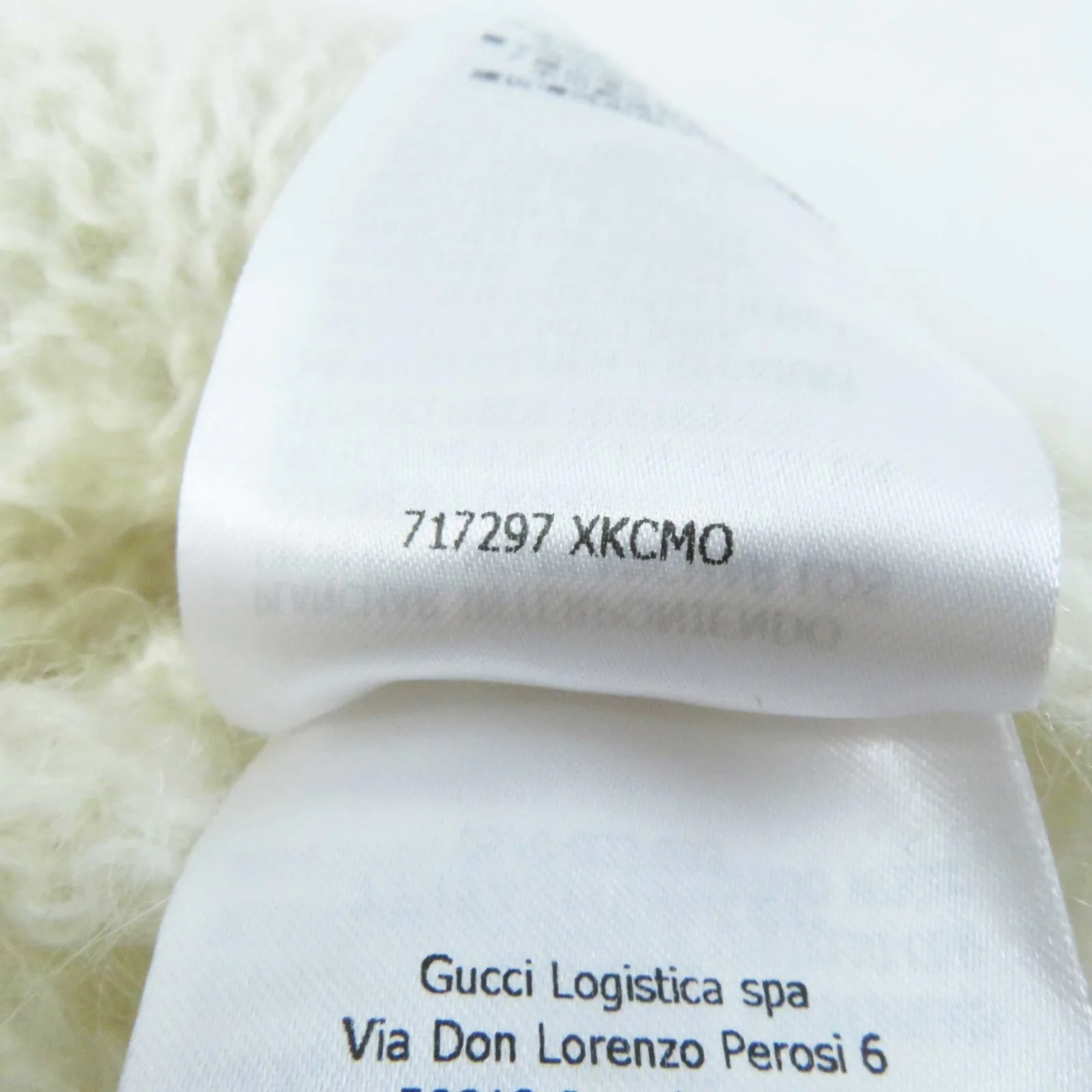 GUCCI knit 713023 mohair white XS