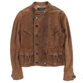 GUCCI leather jacket Main: Suede Brown mens 50 Used
