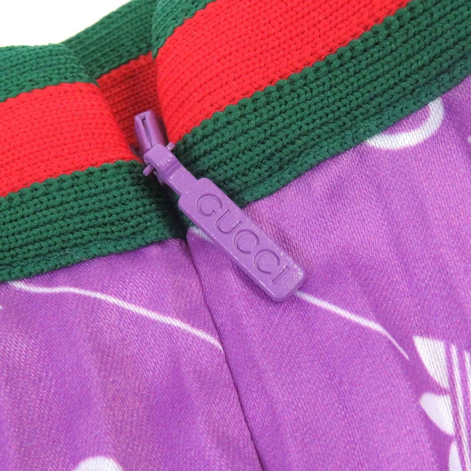 GUCCI Pleated skirt 696770 polyester purple 42