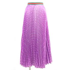 GUCCI Pleated skirt 696770 polyester purple 42