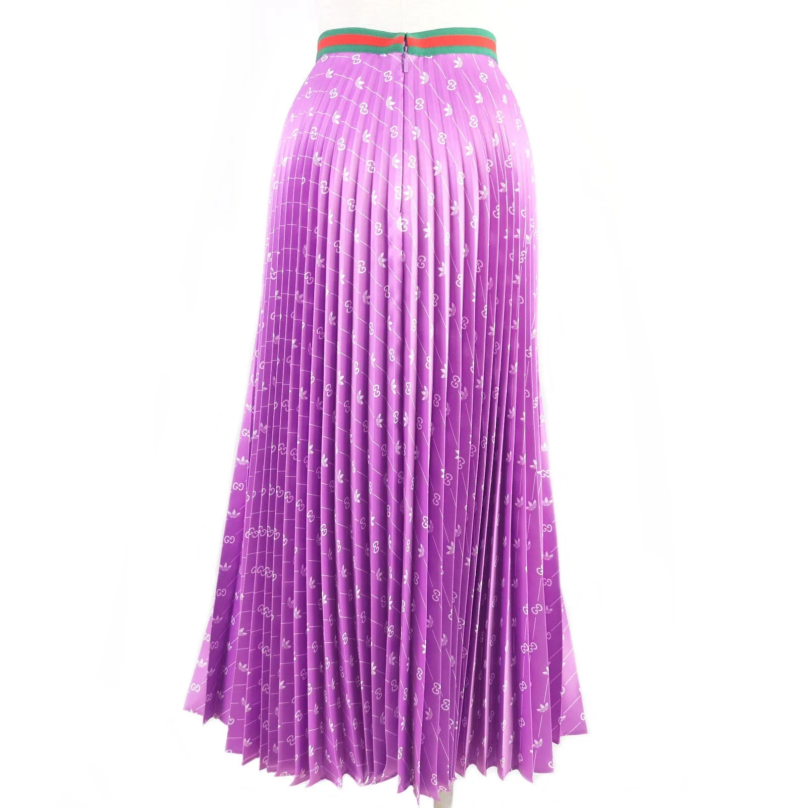 GUCCI Pleated skirt 696770 polyester purple 42