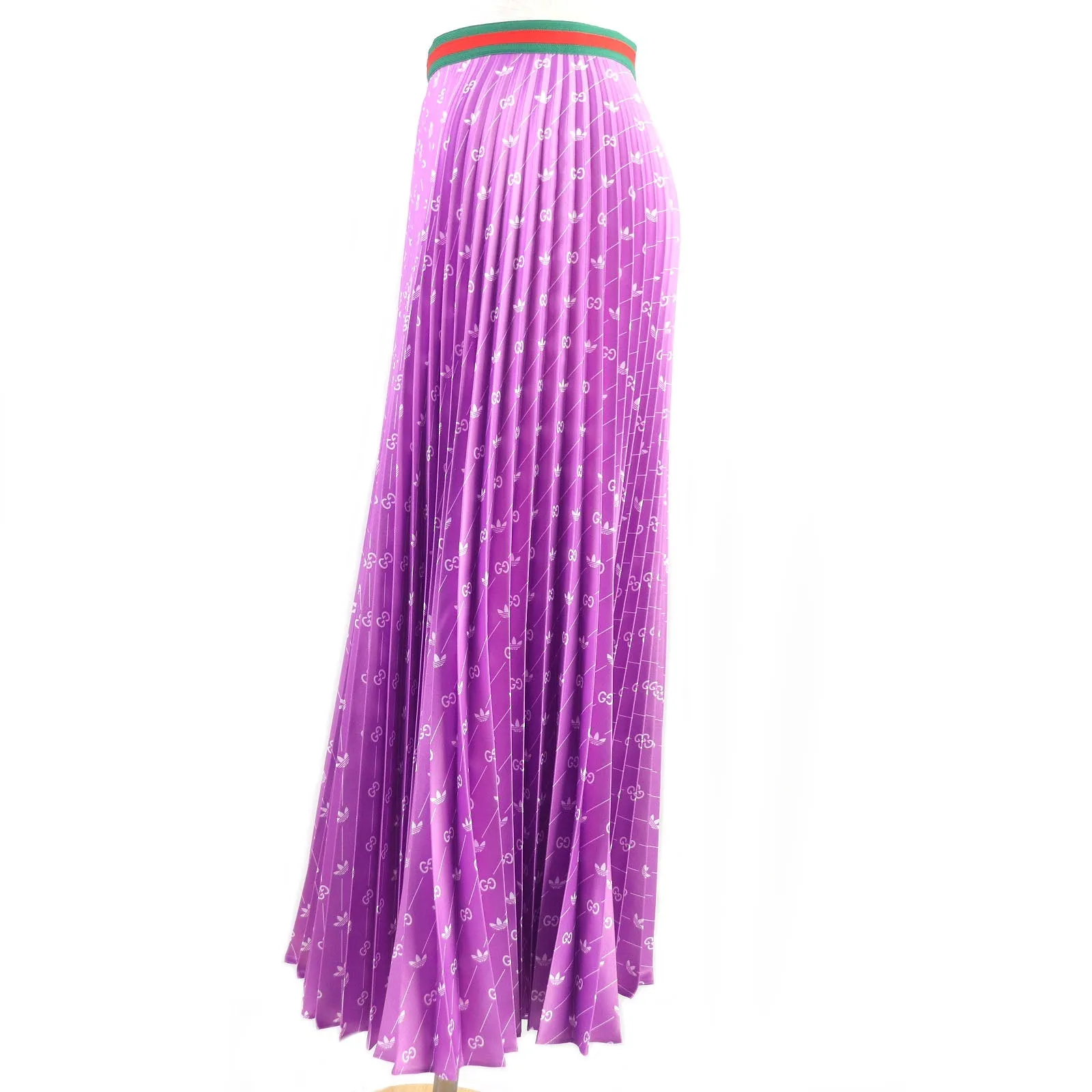 GUCCI Pleated skirt 696770 polyester purple 42