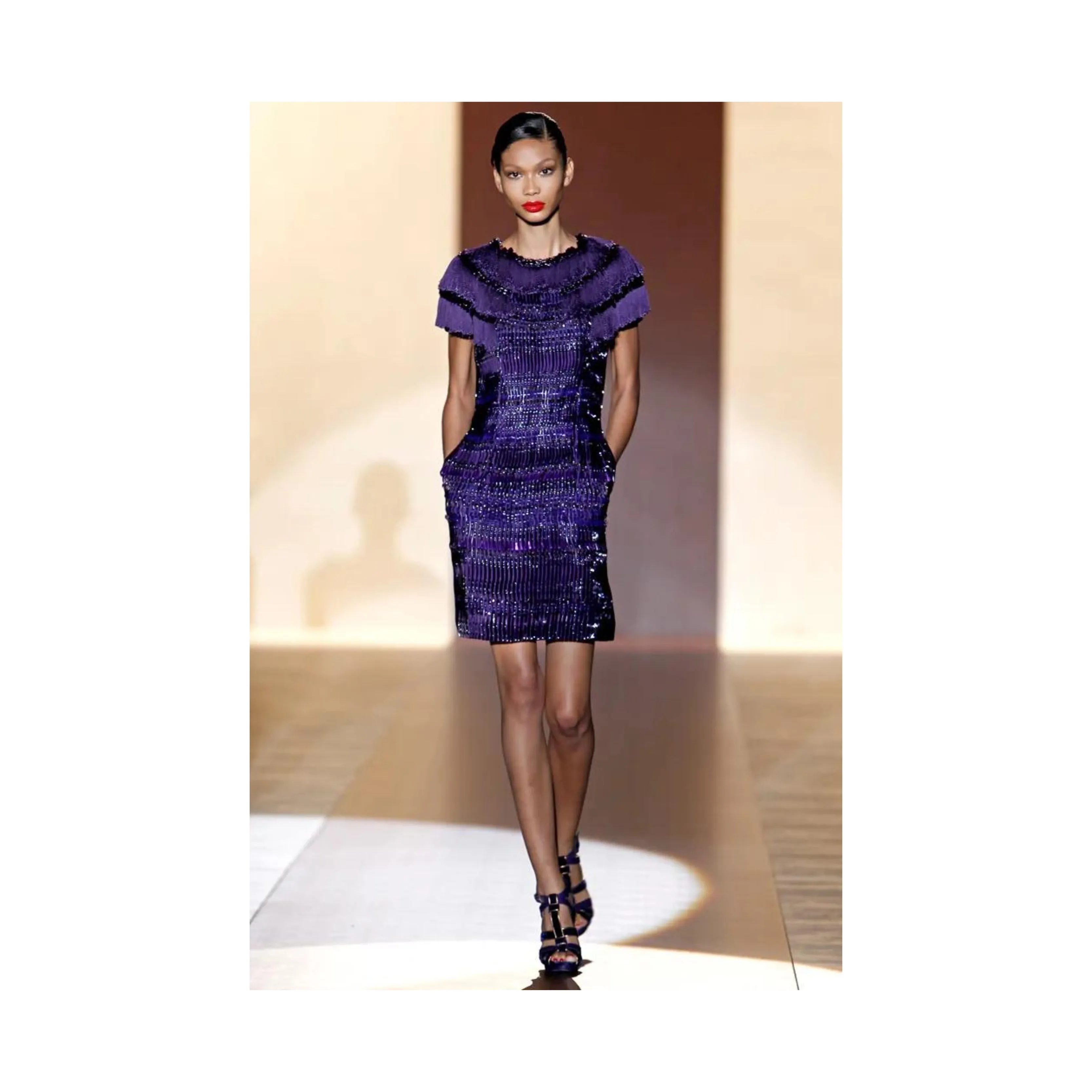 Gucci Plexiglass Bead Dress