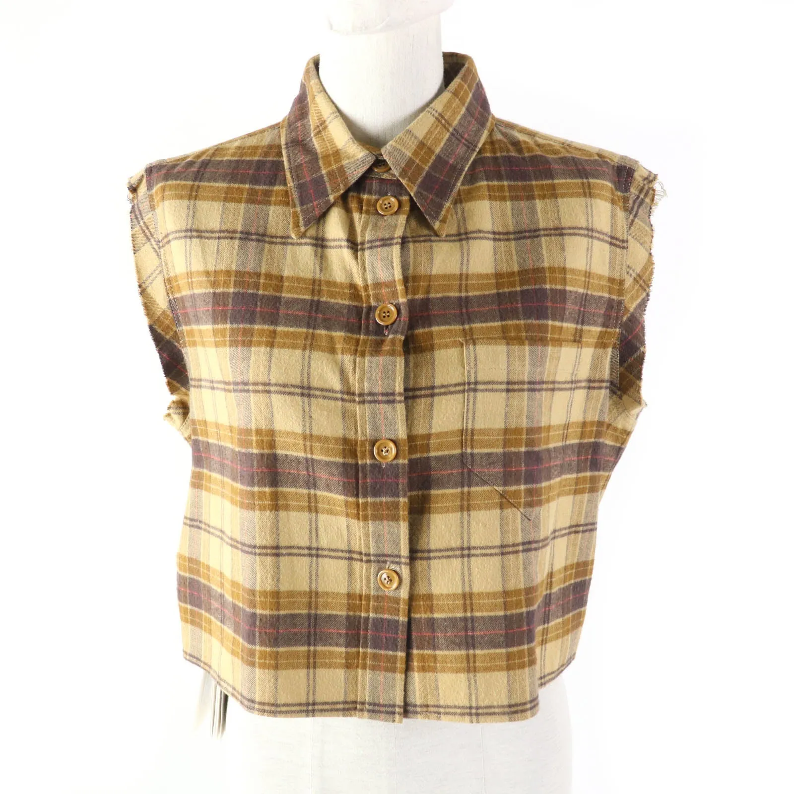 GUCCI Short sleeve shirt 641302 cotton Brown 40