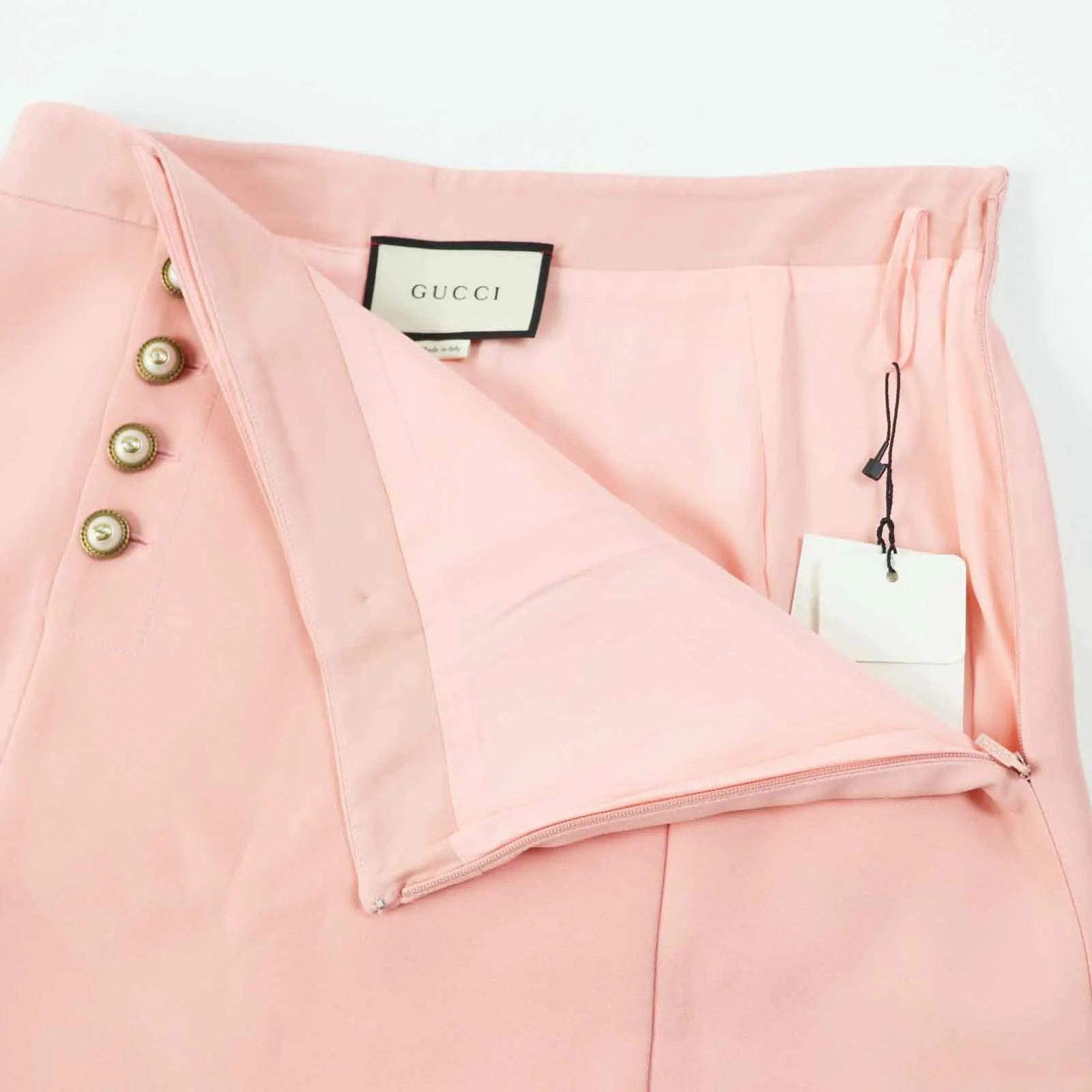 GUCCI skirt 448875 wool pink 44
