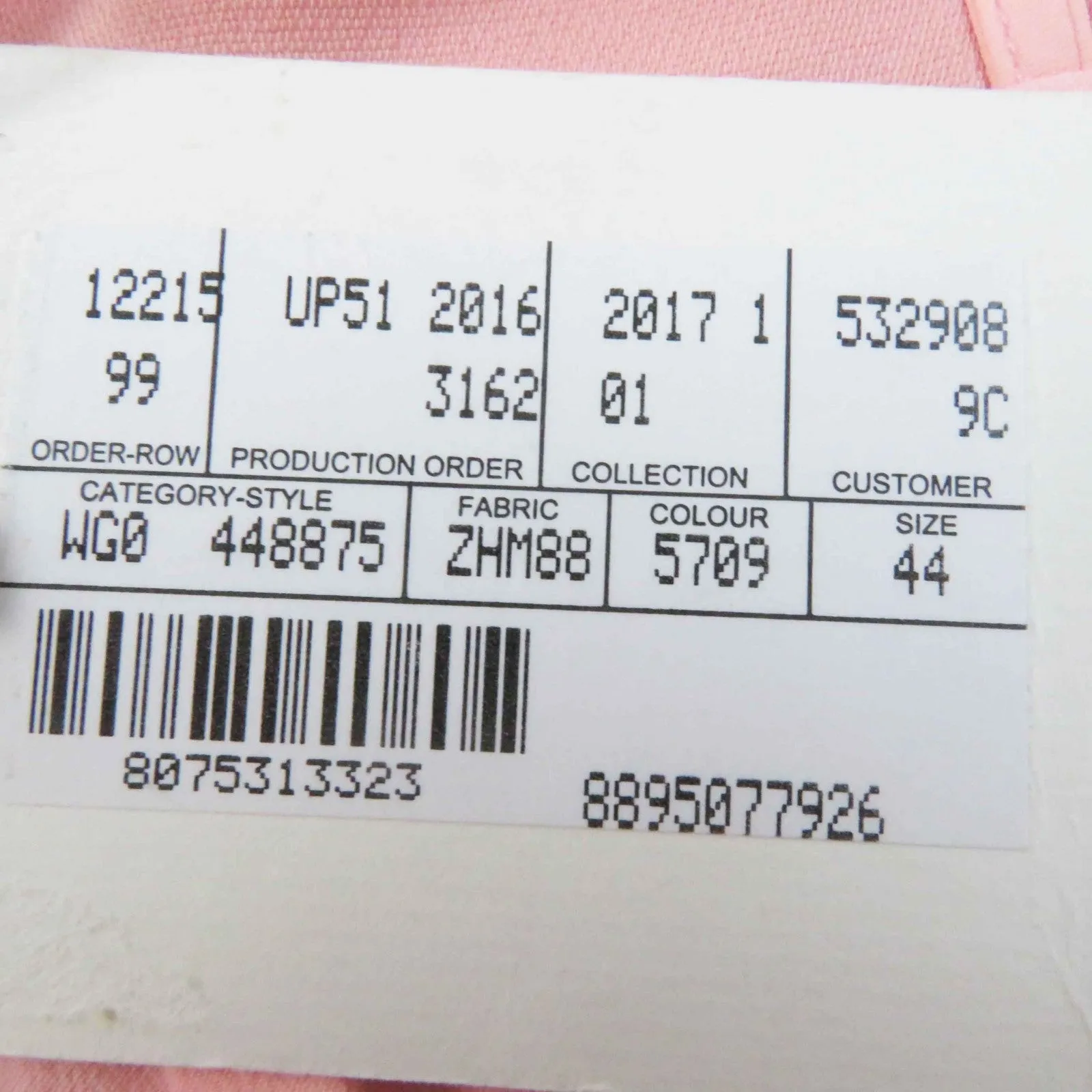 GUCCI skirt 448875 wool pink 44