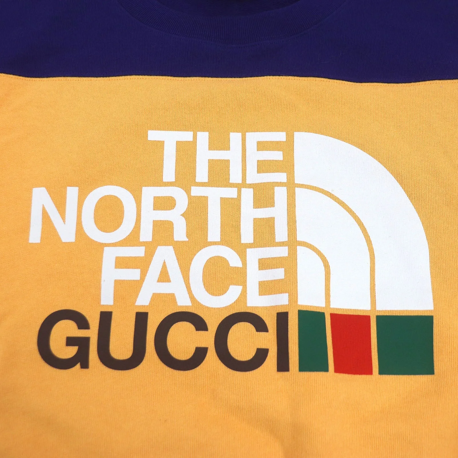 GUCCI sweat 671449 cotton Navy orange M (175/96A)