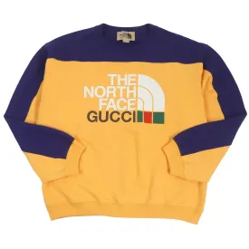 GUCCI sweat 671449 cotton Navy orange M (175/96A)