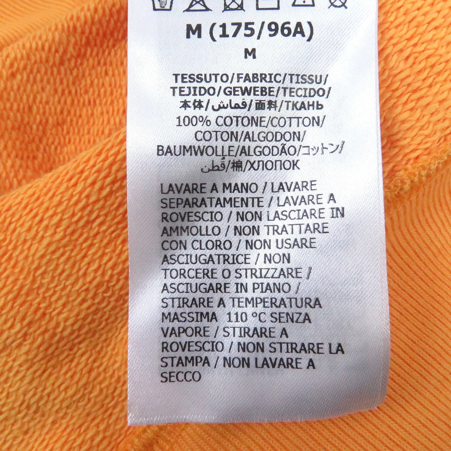 GUCCI sweat 671449 cotton Navy orange M (175/96A)