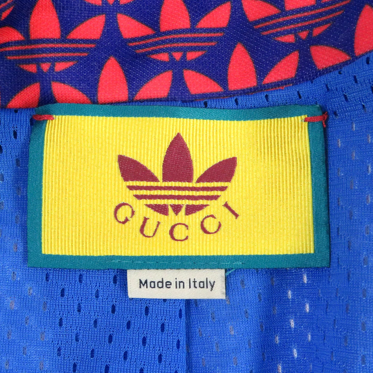 GUCCI Track jacket 692112 Outer: 55% polyester, Outer: 45% cotton, Lining: 100% polyester, Part: 100% nylon Blue red mens L Used