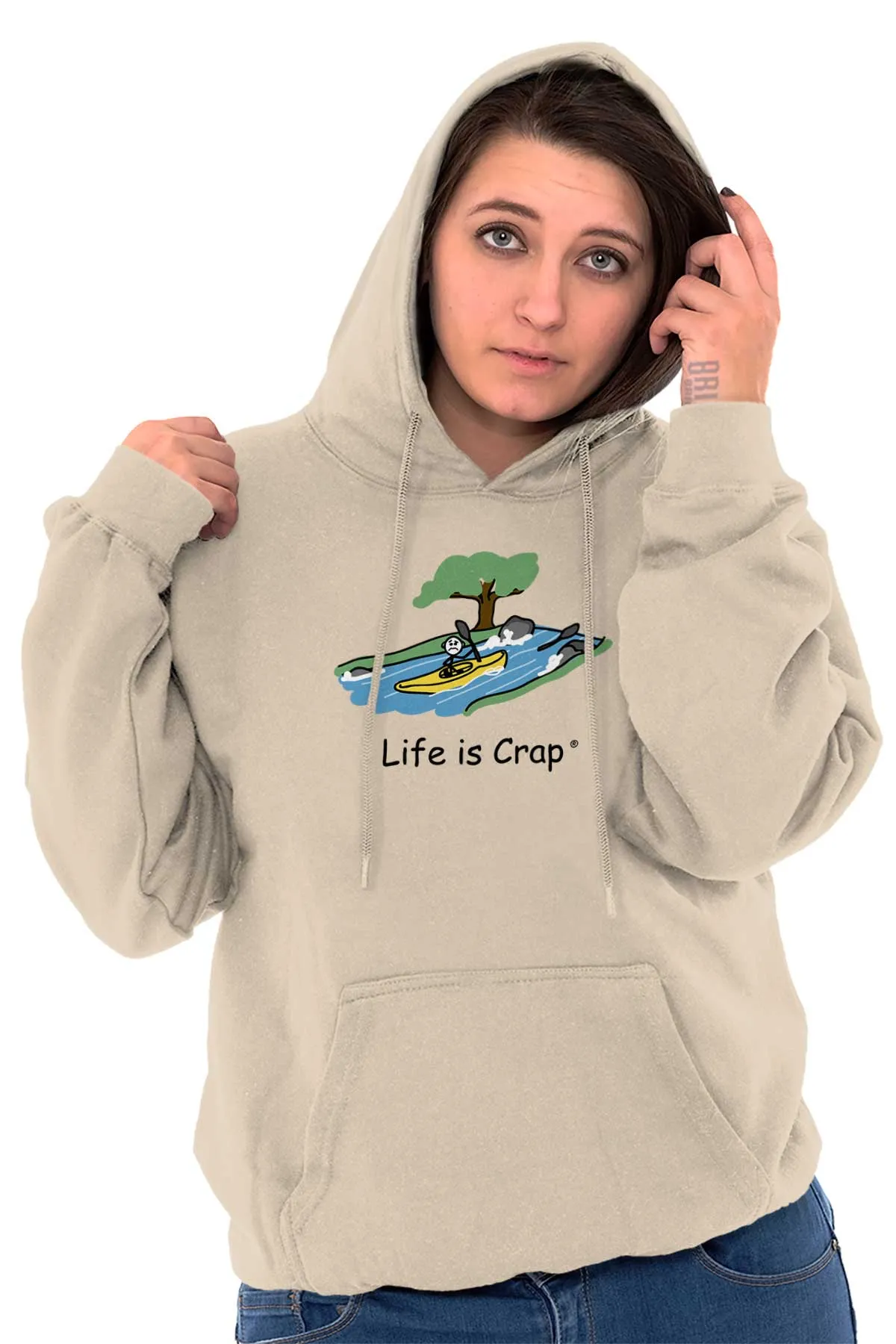 Kayak Waterfall Hoodie