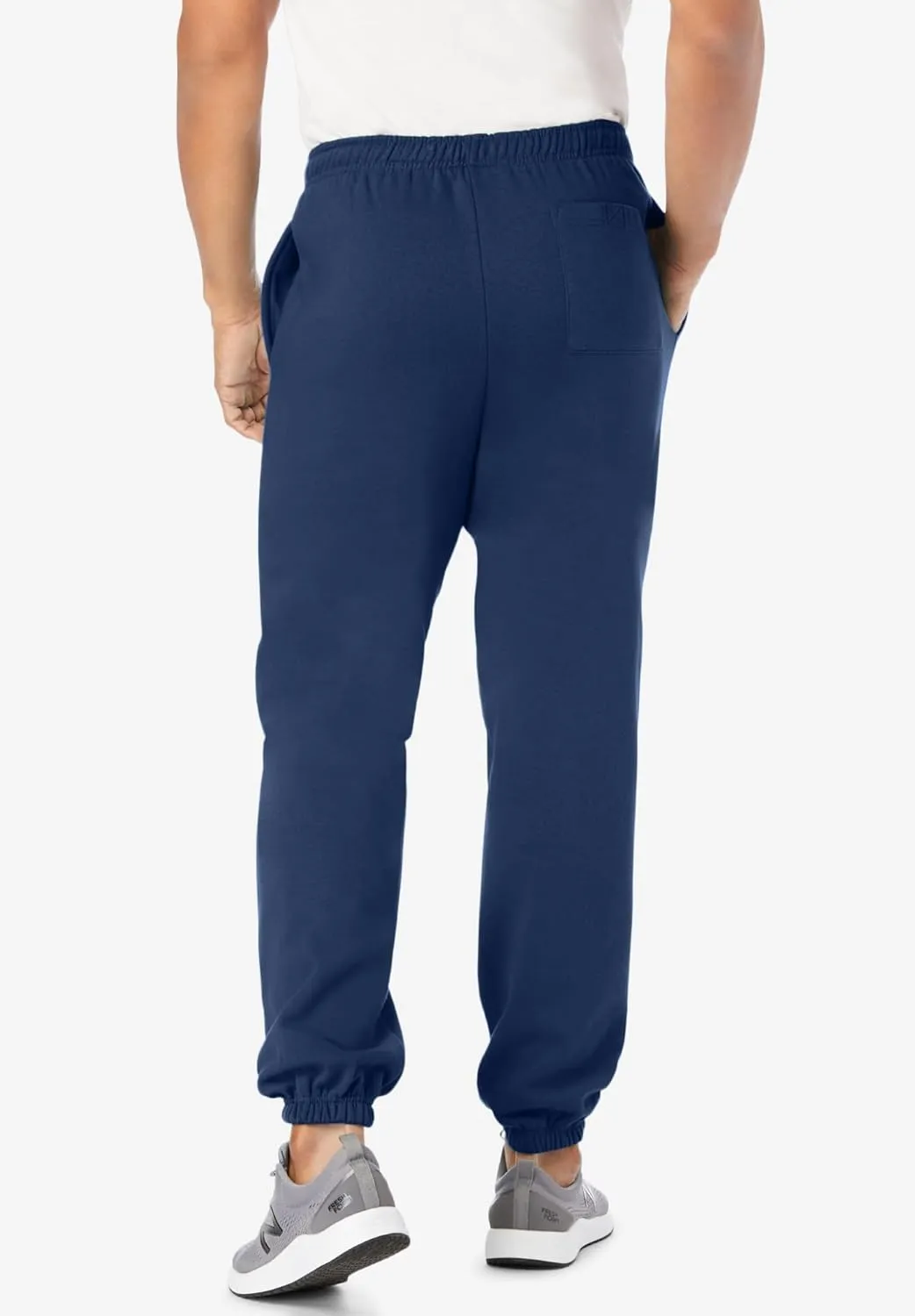 KingSize Men's Big & Tall Fleece Elastic Cuff Sweatpants