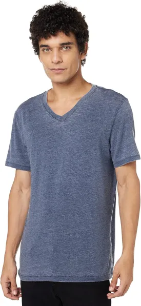 Lucky Brand Men's Venice Burnout V-Neck Tee
